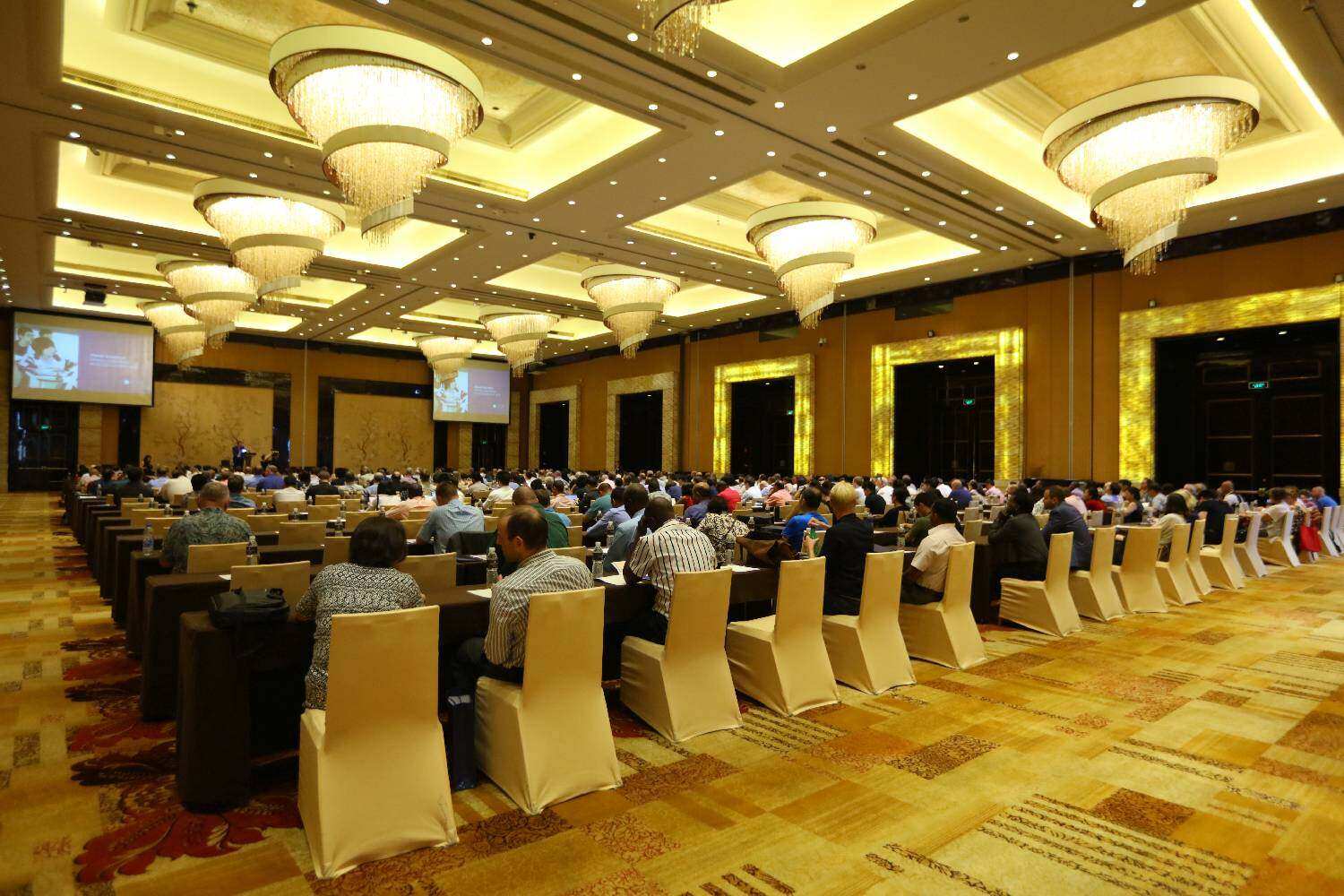 Attendees at Dipont's annual conference in Wuxi