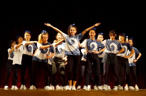 Pupils put on a dance performance at King's College School Hangzhou